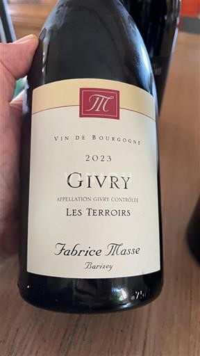 Borgogna Givry Fabrice Masse Les Terroirs 2023