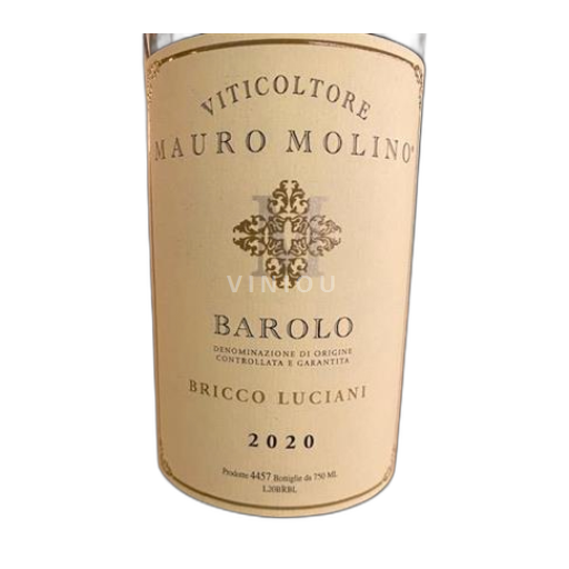Vin Rouge sec Bricco Luciani Mauro Molino 2020 Italie Piémont Barolo DOCG