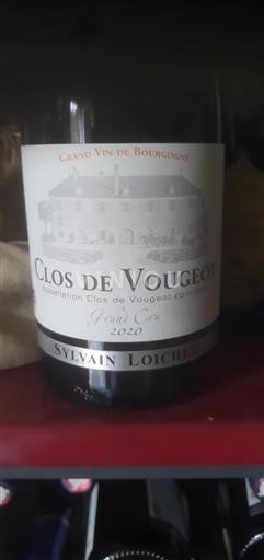 Borgogna Clos-de-vougeot Grand Cru Sylvain Loichet 2020