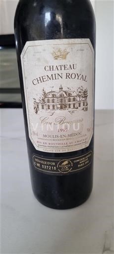 Bordeaux Moulis-en-Médoc Cru Bourgeois Château Chemin Royal 1999