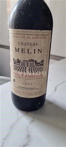 Bordeaux Saint-Émilion Château Melin 1992