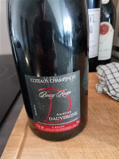 Champagne Coteaux Champenois Aurélien Dauvergne Bouzy Rouge 2020