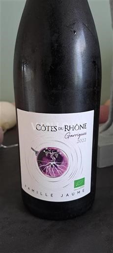Vallée du Rhône Côtes-du-rhône Famille Jaume Garrigues 2022