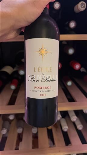 Bordeaux Pomerol Château Bon Pasteur L'Étoile 2016