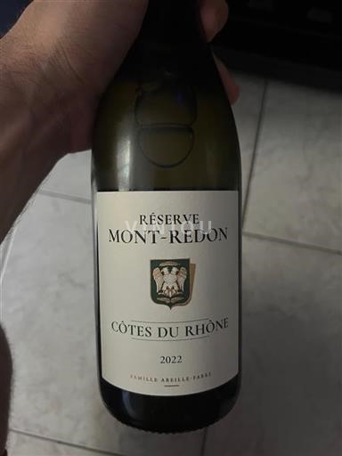 Vallée du Rhône Côtes-du-rhône Mont-Redon Réserve 2022