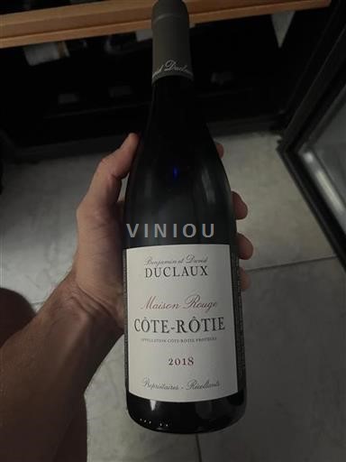 Rhônevallei Côte-rôtie Benjamin et David Duclaux Maison Rouge 2018