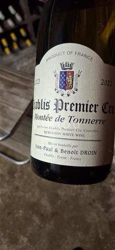 Bourgogne Chablis Premier Cru Jean-Paul & Benoît Droin Montée de Tonnerre 2023