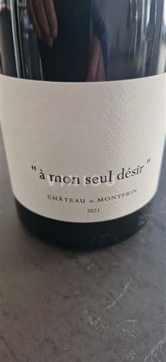 Vin Rouge sec à mon seul désir Château Montfrin 2021 France Vallée du Rhône AOC