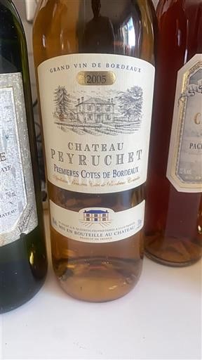 Bordeaux Premières Côtes de Bordeaux Château Peyruchet 2005
