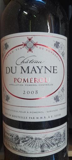 Bordeaux Pomerol Château Mayne 2008