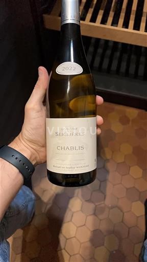 Bourgogne Chablis Domaine Des Seiglières 2022