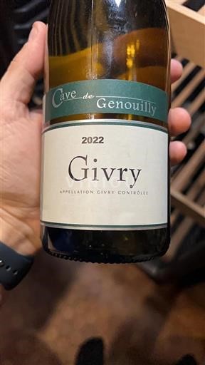 Borgogna Givry Cave de Genouilly 2022