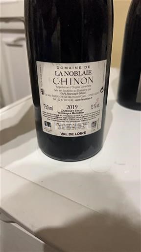 Loire-dalen Chinon Domaine La Noblaie 2019