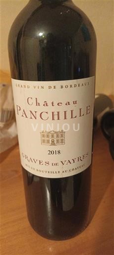 Bordeaux Graves-de-Vayres Château Panchille 2018