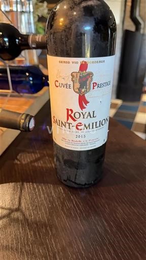 Bordeaux Saint-Émilion Cuvée Prestige 2015