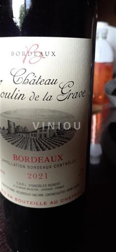 Bordeaux Château Moulin de la Grave 2021