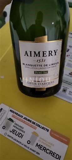 Languedoc Blanquette de Limoux Sieur Arques Aimery 1531 Ohne Jahrgang