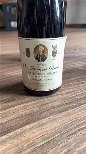 Bourgondië Côte de Nuits Villages Clos François Thurot Queue de Hareng Niet-geïntegreerd