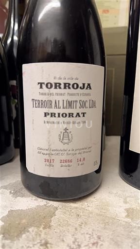 Catalogna Priorato Terroir al Límit Soc. Lda Torroja 2017