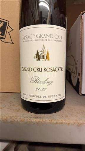 Alsace Alsace Grand Cru Grand Cru Cave Vinicole de Hunawihr Grand Cru Rosacker 2020
