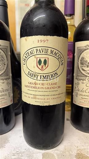Bordeaux Saint-Émilion Grand Cru Château Pavie Macquin 1997