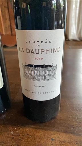 Bordeaux Fronsac Château La Dauphine 2019