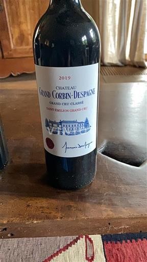 Bordeaux Saint-Émilion Grand Cru Grand Cru Classé Château Grand Corbin-Despagne 2019