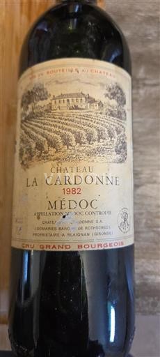 Bordeaux Médoc Château La Cardonne 1982