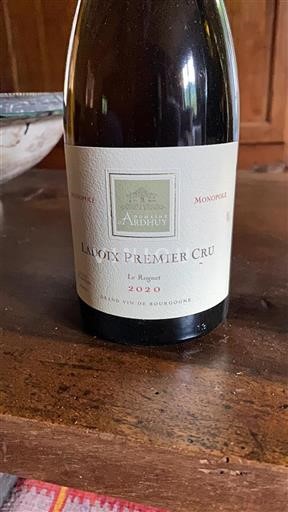 Bourgogne Ladoix Premier Cru Domaine Ardhuy Le Rognet 2020