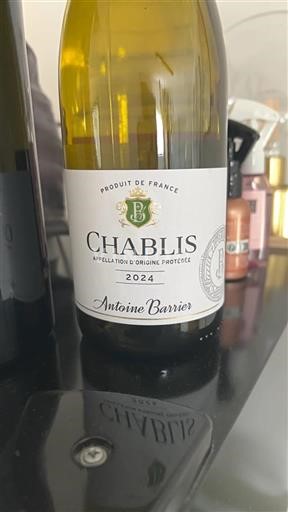 Bourgogne Chablis Antoine Barrier 2024