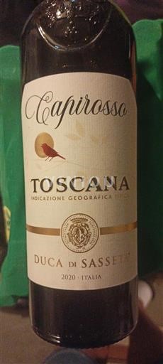 Toscane Duca di Sasseta Capirosso 2020