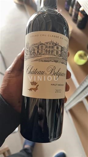 Bordeaux Haut-Médoc Grand Cru Château Belgrave 2022