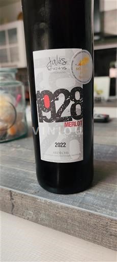 Alps and Rhone Valley Ardèche Jalès Cruzières 1928 Merlot 2022
