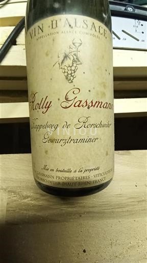 Alsasko Grand Cru Rolly Gassmann Kappelweg de Rorschwihr 2001
