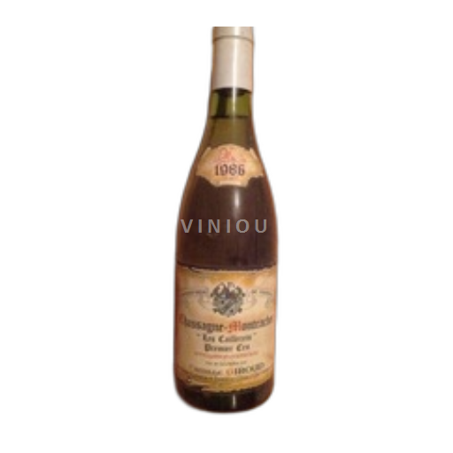 Burgundy Chassagne-Montrachet Premier Cru Camille Giroud 1er Cru Les Caillerets 1986