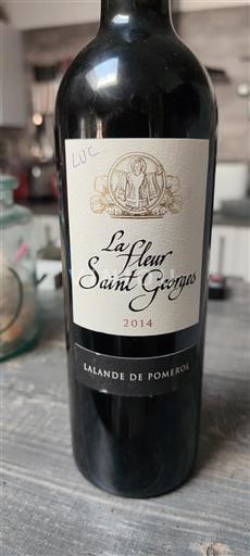Bordeaux Lalande-de-Pomerol La Fleur Saint Georges 2014