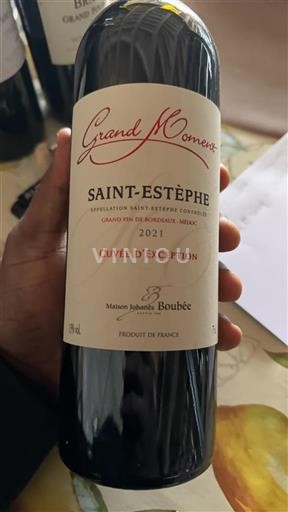 Bordeaux Saint-Estèphe Maison Johannès Boubée d'Exception 2021