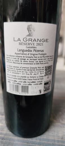 Languedoc La Grange Castalides 2021