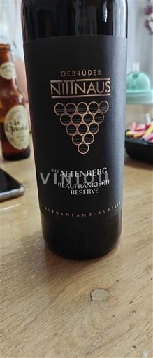 Burgenland Unspecified Gebrüder Nittnaus Ried Altenberg Blaufränkisch Reserve 2022
