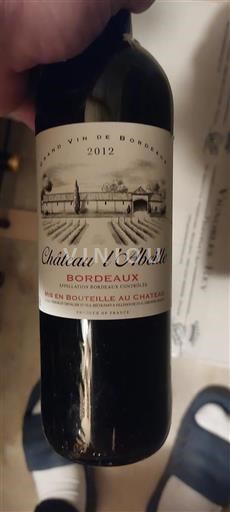 Bordeaux Château L'Abeille 2012