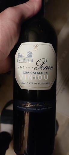 Bordeaux Château Penin Les Cailloux 2017