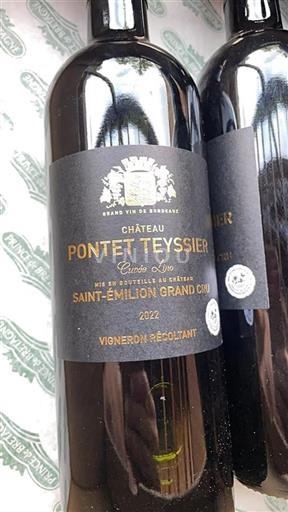 Bordeaux Saint-Émilion Grand Cru Château Pontet Teyssier Lino 2022