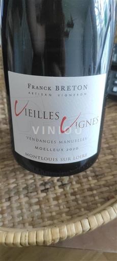 Loirevallei Montlouis-sur-Loire Franck Breton Vieilles Vignes 2020