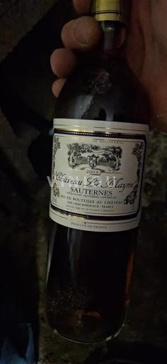 Bordeaux Sauternes Château Le Mayne 2003