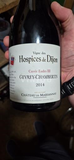 Burgundsko Gevrey-Chambertin Château Marsannay Eudes III 2014