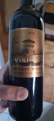 Bordeaux Margaux Issan Moulin D'Issan 2020