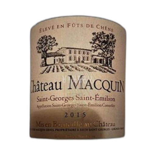 Bordeaux Saint-Émilion Château Macquin Saint-George Saint Emilion 2018