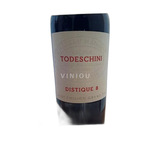 Bordeaux Saint-Émilion Grand Cru Château Mangot Todeschini Distique 8 2015
