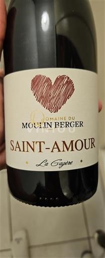 Beaujolais Saint-Amour Domaine Moulin Berger La Gagère 2023