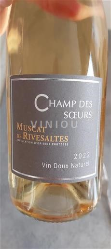 Roussillon Muscat de Rivesaltes Champ des Sœurs 2022